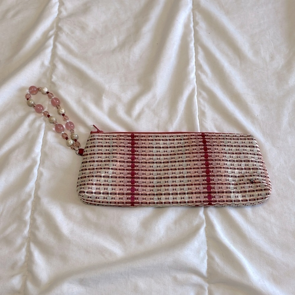 Lily Starr New York Wristlet With Beaded Strap